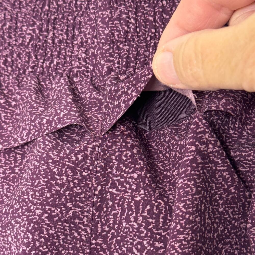 Athleta Printed Mesh Racer Run Short 4" - Picture 6 of 10